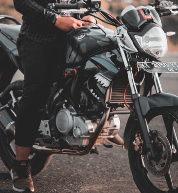 Black Motorbike For Sale