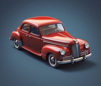 Red Classic Car