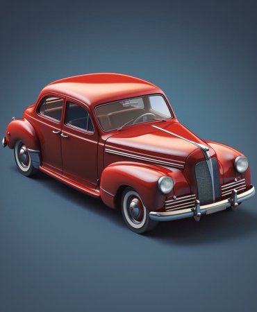 Red Classic Car